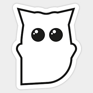 Ghost Cat Sticker